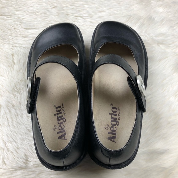 Alegria Paloma Black Napa Shoes - Picture 6 of 8